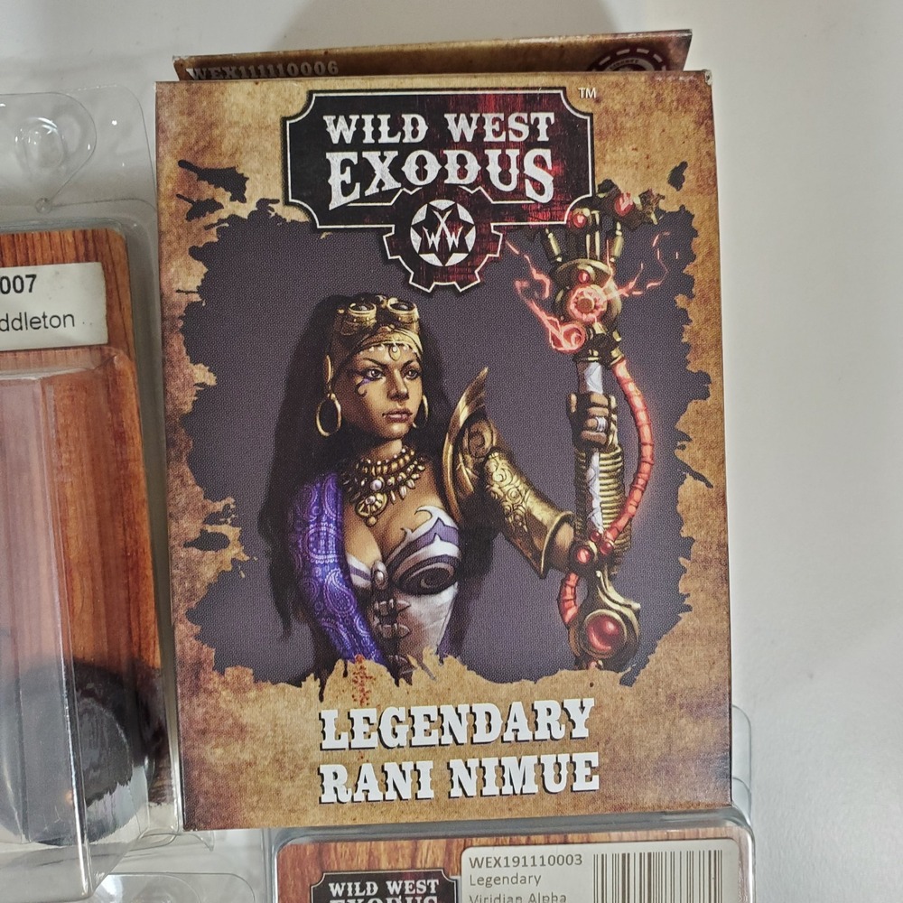 Wild West Exodus Lot 6 Miniatures 35mm Sasha Marcus Rani H Bot 44 Boxer Alpha - Picture 6 of 13